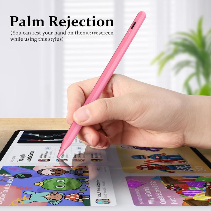 Stylus Pen for iPad, Apple Pencil W Palm Rejection&Tilt, 13 Mins Fast Charge,  iPad Pencil for iPad 6-10,iPad Pro11 12.9