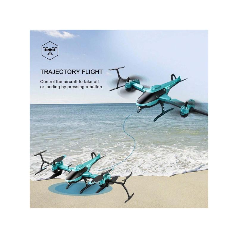 Tech Nova      4DRC 4DV10 Drone With 1080P HD Camera For Adults,Helicopte Mini Foldable RC Quadcopter WIFI FPV Live Video For Beginners,3D Flips, Gestures Selfie, Altitude Hold, One Key Start, 2 Batteries