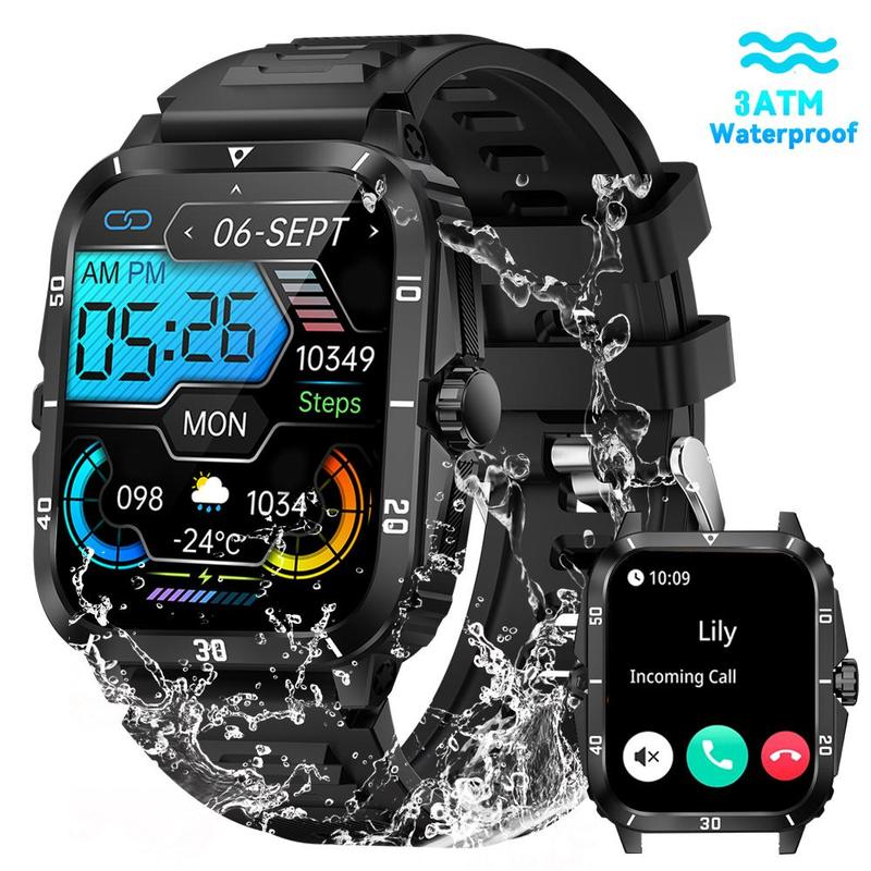 Multifunctional 1.96 Inch Smart Watch, Fashionable Digital Watch with Calling Function, Waterproof Sports Watch for Women & Men