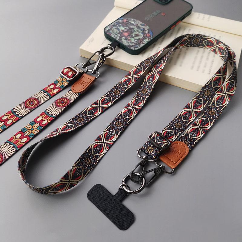 Adjustable Phone Lanyard, Multipurpose Crossbody & Neck Hanging  Dual-purpose Phone Strap, Phone Charm for Women & Men, Mobile Phone Accessories