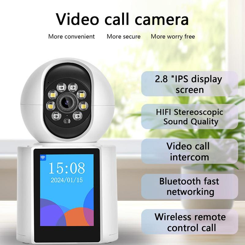 Wireless Security Camera, 2-way Video Call Security Camera, HD Security Camera with Night Vision, Mobile Phone Remote High Definition Monitoring Camera