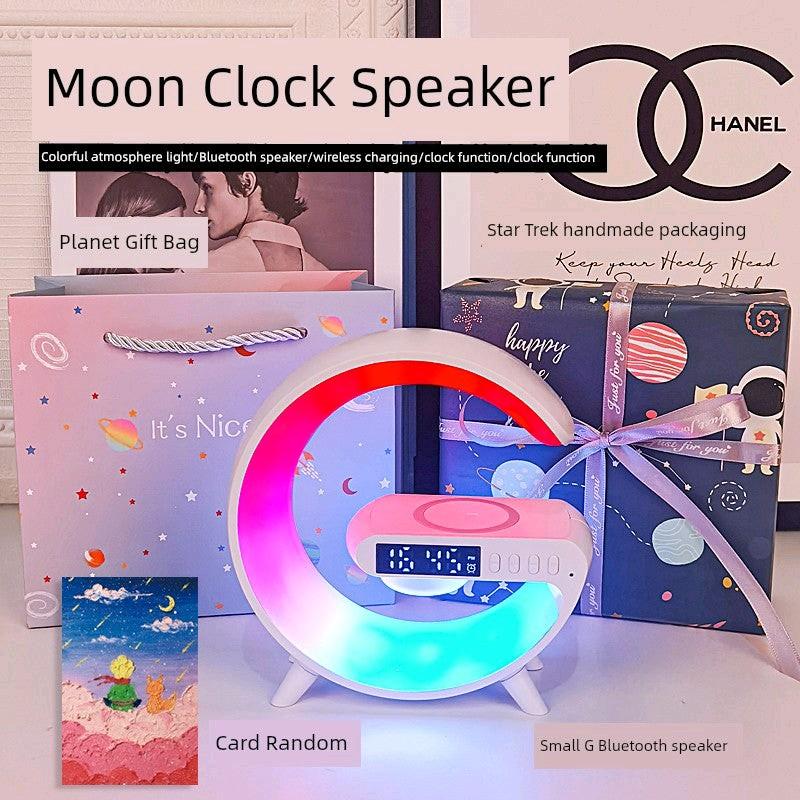 Wireless Bluetooth Speaker with Night Light - Perfect for Valentine's Day - Girl Design - Audio, Smartphone Birthday Digital Friend