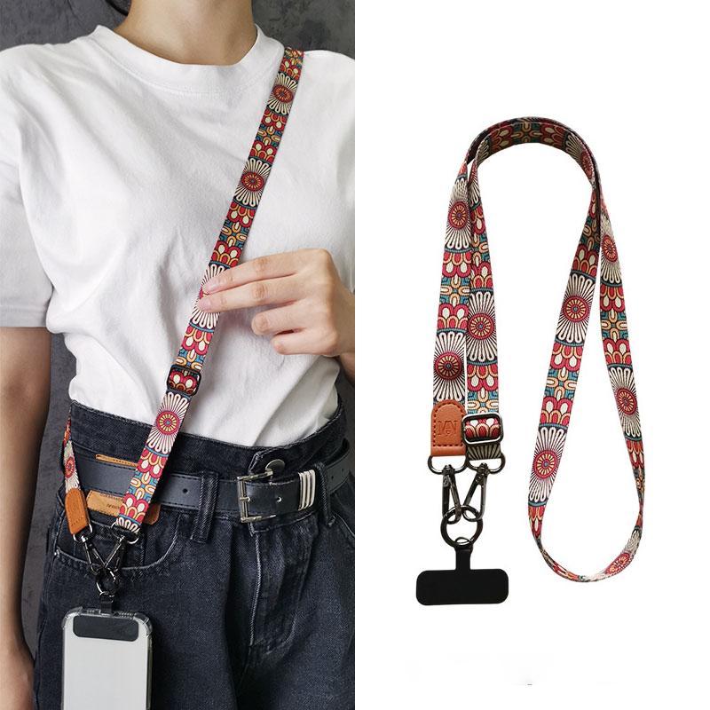 Adjustable Phone Lanyard, Multipurpose Crossbody & Neck Hanging  Dual-purpose Phone Strap, Phone Charm for Women & Men, Mobile Phone Accessories