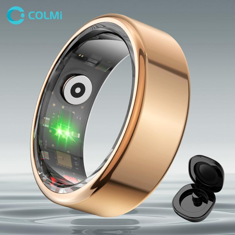 Smart Ring R02 IP68 Waterproof Wearable Fitness Trackers for Women Men Couple Gift