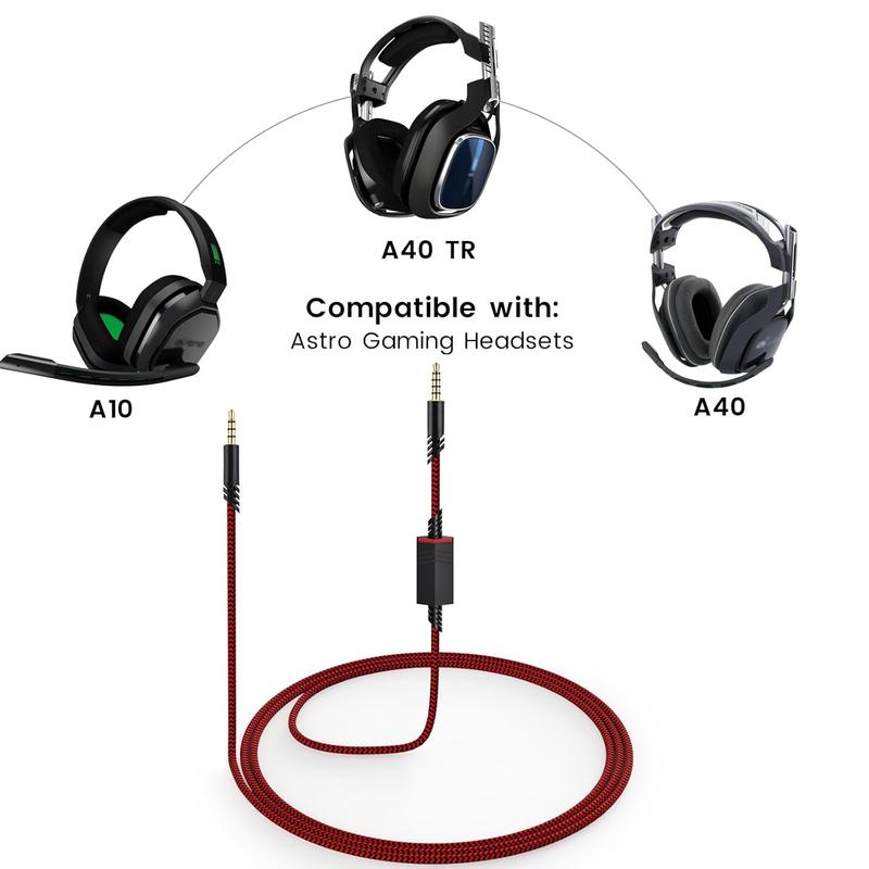 A40 Cord Replacement for Astro A10 A40 TR Gaming Headsets, 3.5mm(1 8