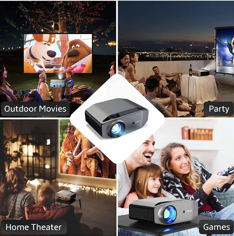 Full HD 1080P Dolby Built-in Speaker Home Theater Projector Audio Digital Game Screen Adjustable Electronic Equipment