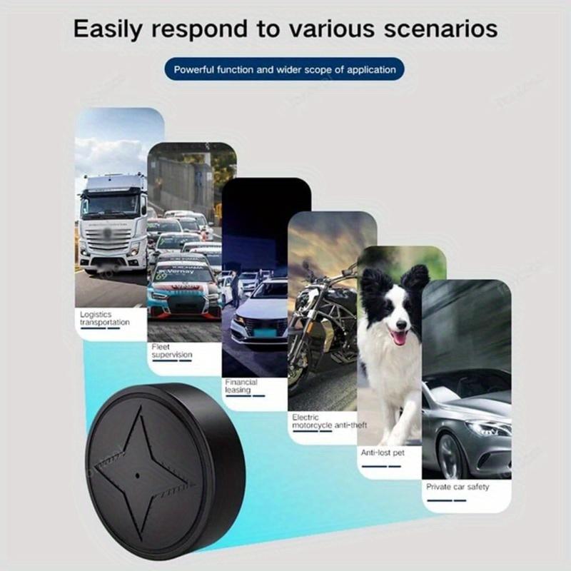 Vehicle GPS Tracker No Subscription Required, GPS Strong Magnetic Anti-Lost Vehicle Tracker, Minimum GPS Tracker Locator Real Time, Anti-Theft Micro GPS Tracking Device With Free App, 2024 Upgraded Version