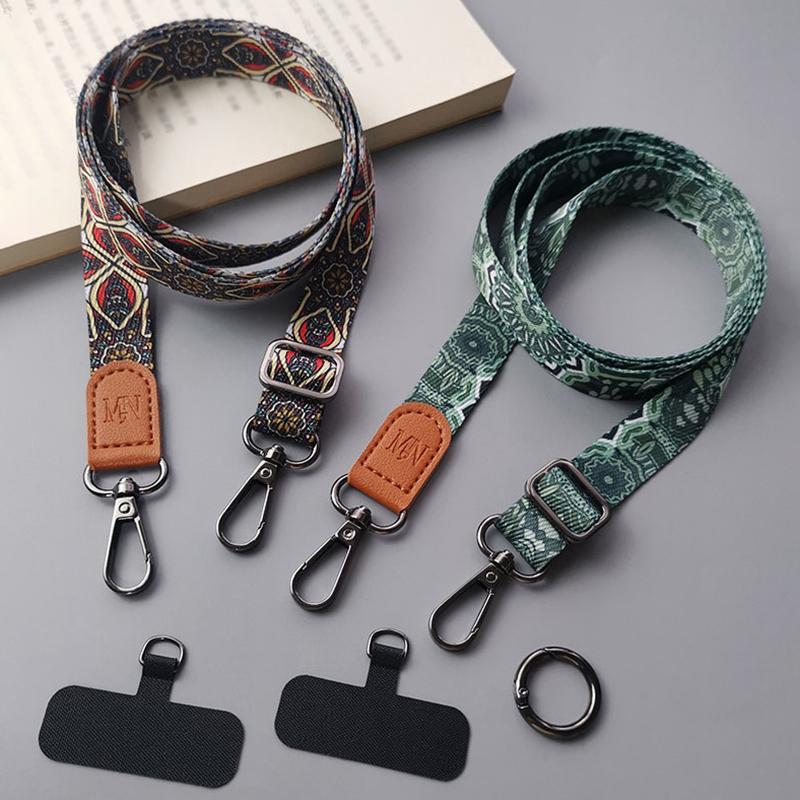 Adjustable Phone Lanyard, Multipurpose Crossbody & Neck Hanging  Dual-purpose Phone Strap, Phone Charm for Women & Men, Mobile Phone Accessories