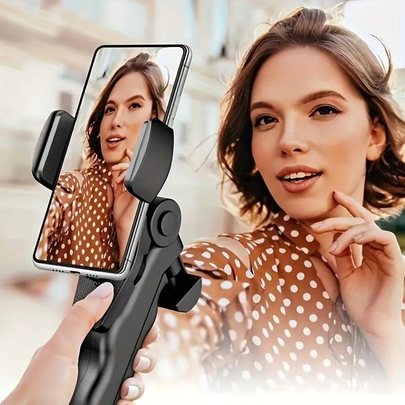 Selfie Stick Phone Tripod, 360 Degree Rotatable Smartphone Tripod Stand, Expandable Phone Holder for Home Office, Selfie Accessories