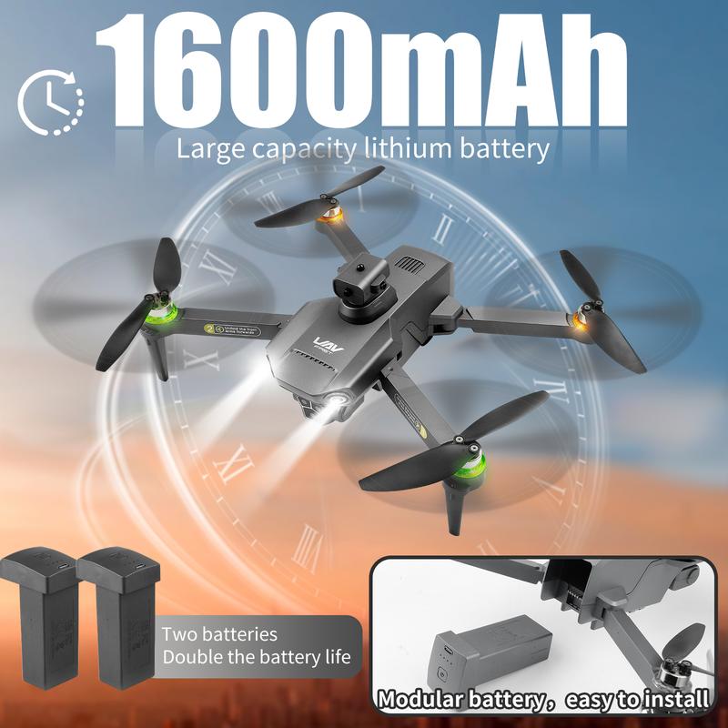 Drones with 4k camera for Adults Kids RC Quadcopter 5GHz WiFi Transmission  90° Electric Adjustable Lens 50x Zoom