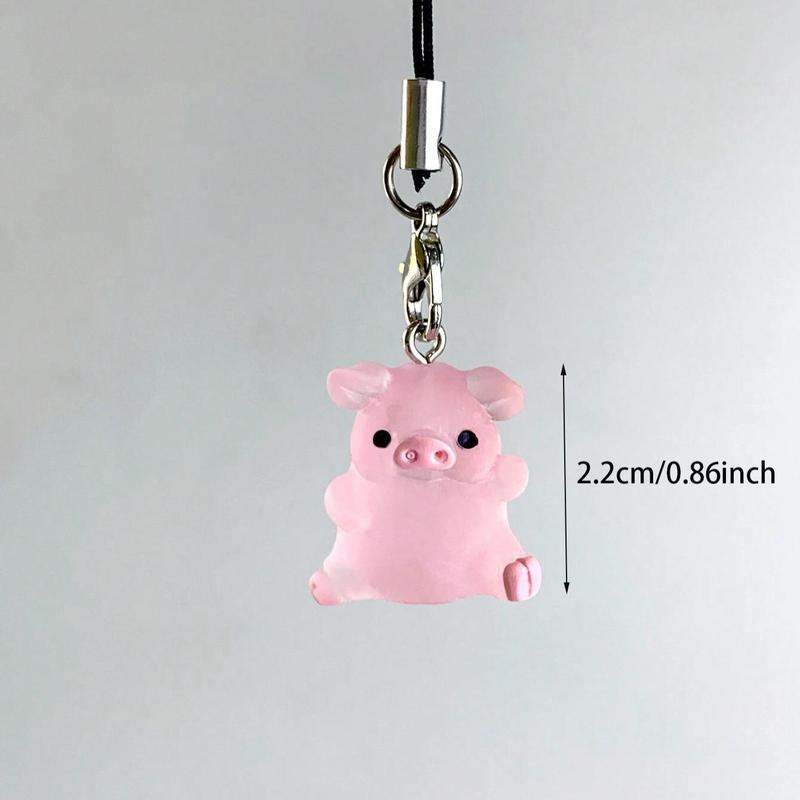 Cute Pig Design Phone Chain, Creative Phone Lanyard, Phone Strap for Women & Girls, Fashion Phone Accessories for Daily Use