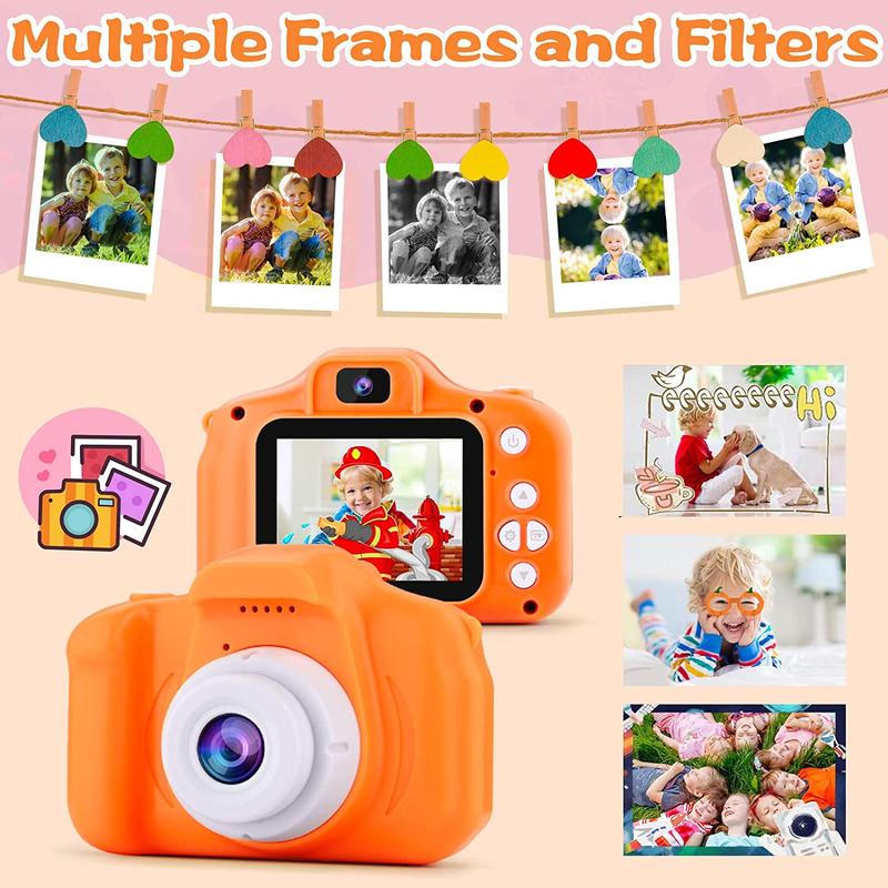 Dual Selfie Kids Camera - Mini Video Recorder for Boys and Girls PROGRACE