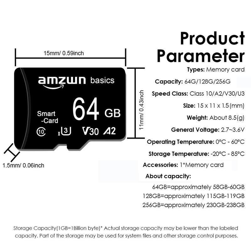 Micro SD Card, Memory Card, Flash Card, Class 10 SD Card, TF Flash Memory Card for Phone, Camera Accessories, SD Card 128GB 64GB 32GB 16GB 8GB Memory Card