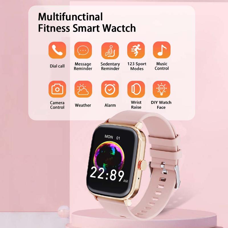 Multifunctional Smartwatch, Sports Wristwatch, 1.85