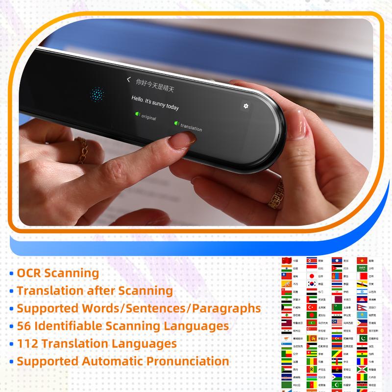 Multifunctional WiFi Translation Pen - Portable Handheld Smart Gadget for Universal Language Translation