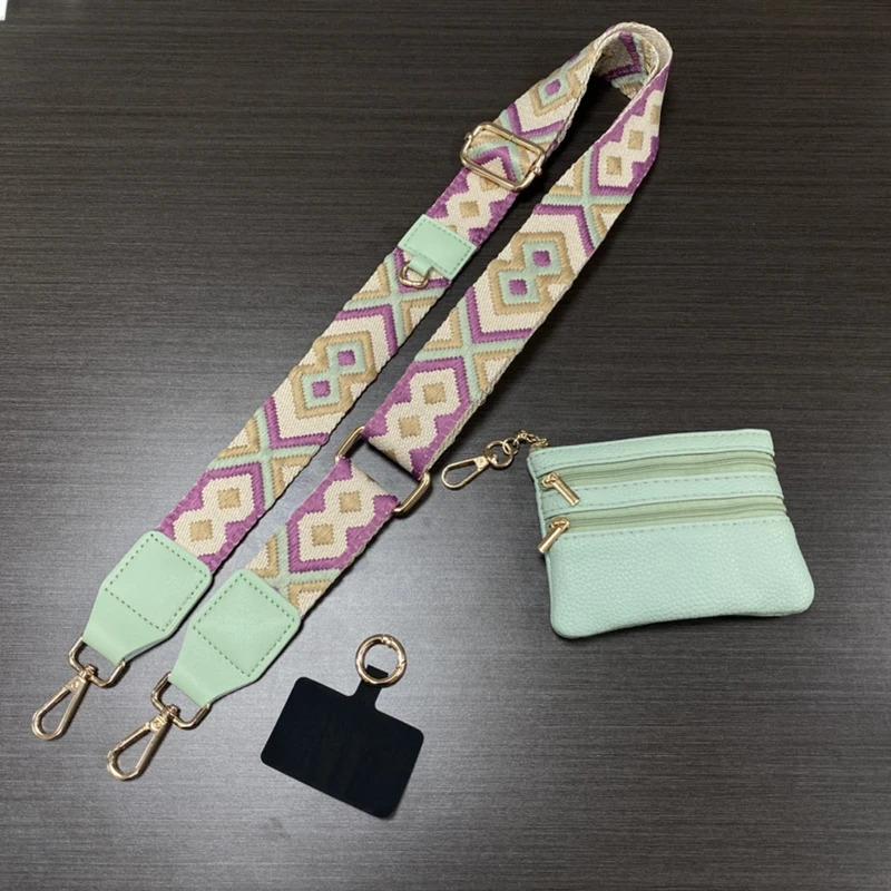 Adjustable Long Mobile Phone Lanyard Crossbody With Wallet Phone Anti-lost Lanyard Replacement Shoulder Bag Straps Accessories Adjustable Phone