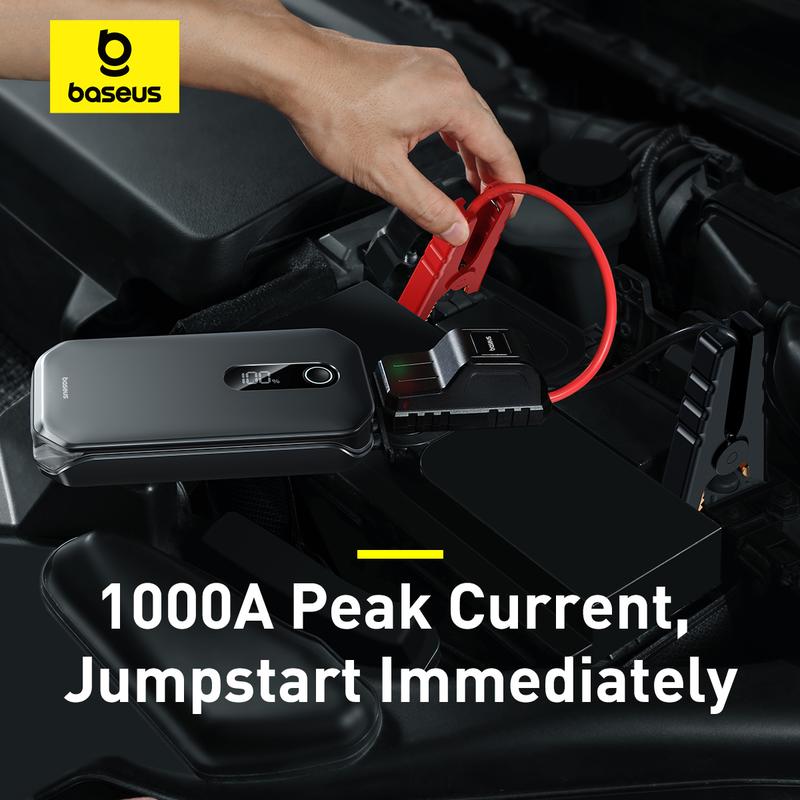 Baseus car battery Jump Starter portable jump power Battery 1000A xmas gift Phone Smartphone