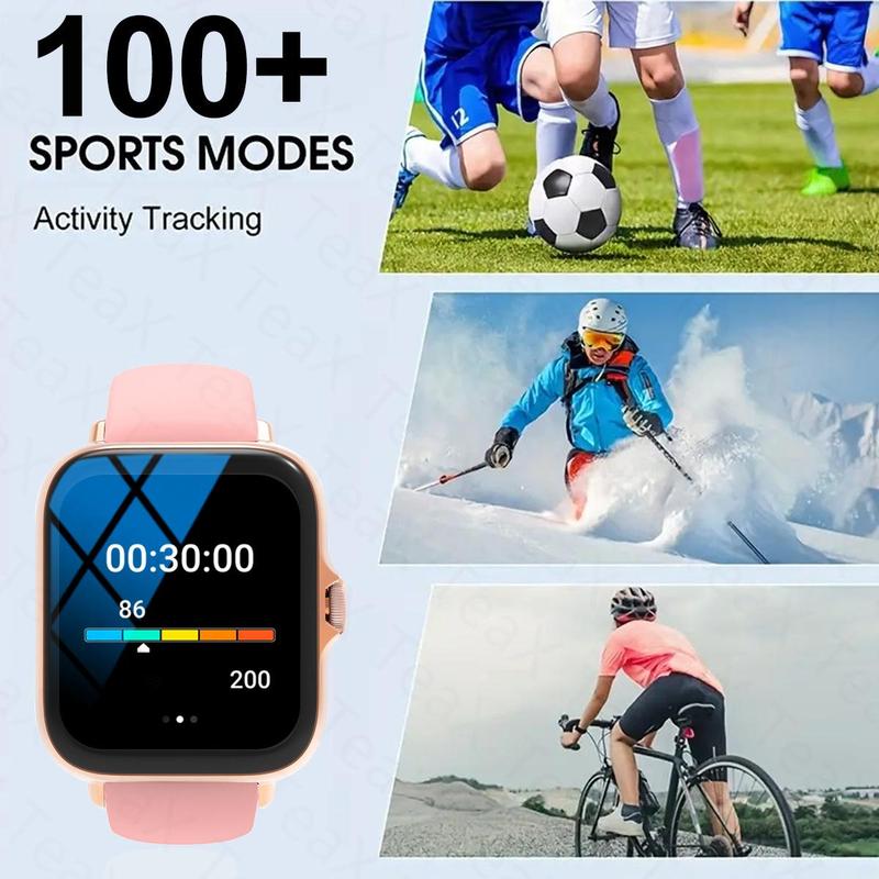 Multifunctional Smart Watch, 1 Count Fashion Digital Watch with Weather Forcast, Music Control, 1.83 inch Screen, Sports Watch for Women & Men