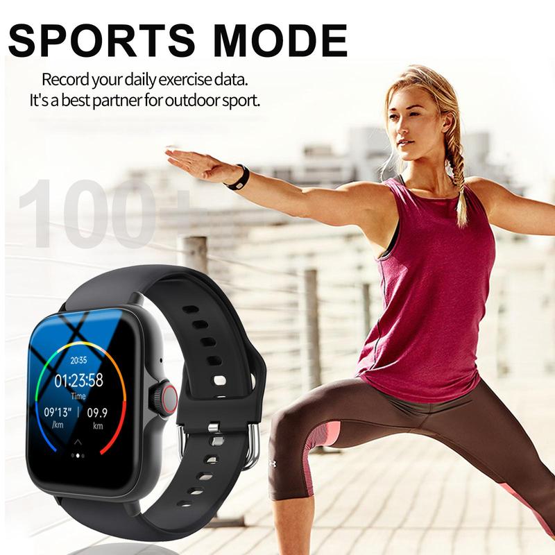 Multifunctional Smart Watch, Fashion Digital Watch with Phone Call and Weather Forecast Function, Sport Smart Fitness Watch for Women & Men