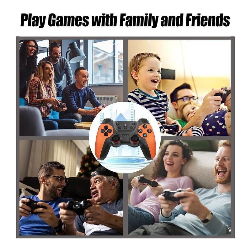 Upgraded Wireless Retro Gaming Console, Retro Game Stick 4K with 20,000+ Games and 9 Emulators Built-in, Plug and Play Video Games for TV, 2.4G Wireless Controllers