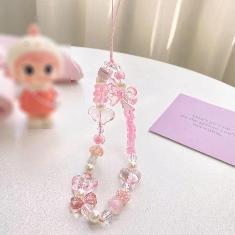 Cute Bowknot Design Phone Chain, Creative Phone Lanyard, Fashion Phone Charm for Women & Girls, Phone Accessories for Daily Use