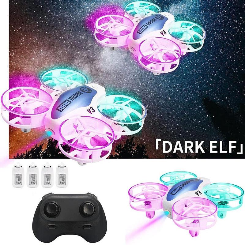 X11 RC Drone LED Mini Drone 3D Flips 3 Speeds RC Quadcopter Helicopter 4 Batteries RC Drone Accessories Cameras Protection