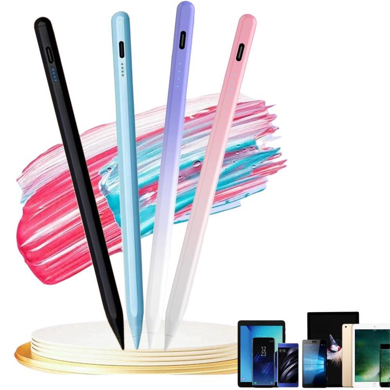 Universal Touch Stylus Pen, USB Rechargeable Stylus Pen, Precise Writing and Drawing Touch Screen Pen for Phones and Tablets