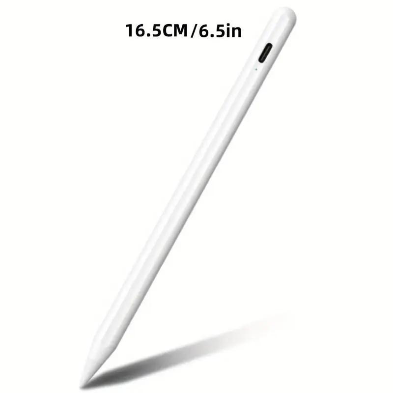 Touch Screen Stylus Pen with 1 Ultra-thin Pen Tip, 1 Count USB Rechargeable Smoothly High Precision Stylus Pen, Magnetic Adsorption Stylus Pencil,iPad Mini 5 6 Gen-White，clearance items today 2024 ,Funny ipad accessories Gift