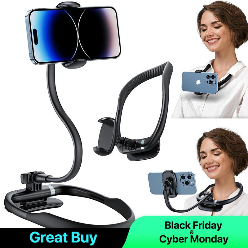 Wintory Neck Phone Holder Stand for Bed - Flexible Gooseneck Neckband for 4-7inch Smartphones, iPhone, Samsung - Hands-Free Experience Cellphone Mount