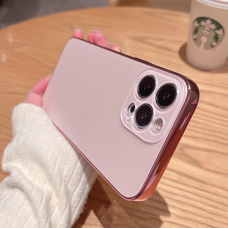 Aesthetics Pink iPhone Case for 16 15 14 13 12Pro Max 3 camera pink iphone Posh Pocket Accessories Protection