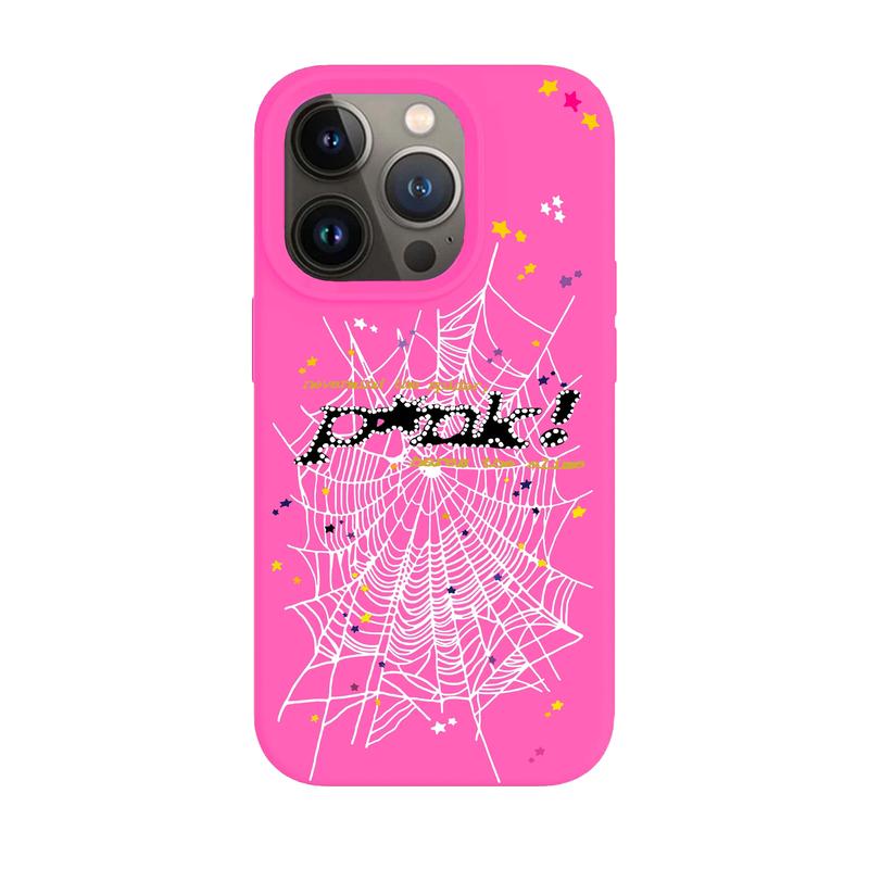 Spider Punk Style Phone Case - Punk Street Style Hip Hop Cover for iPhone 15 Pro Max, 14, 13, 12, 11, Xr, X, 8 - Protect Your iPhone in Style with Our Stylish Tough Phone Case!