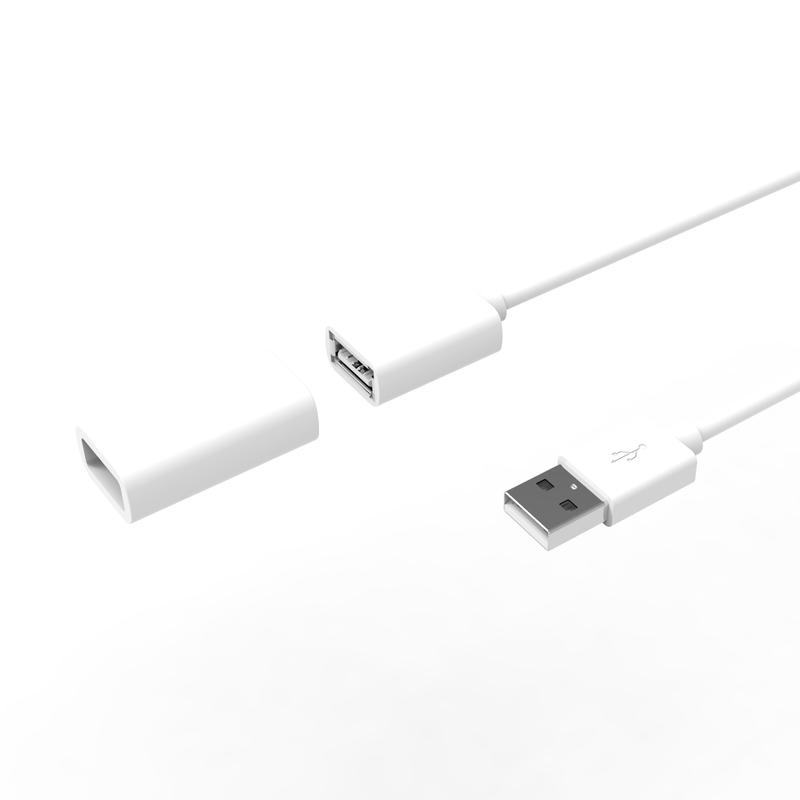 Wyze 20ft USB Extension Cable   Works with Wyze Cam, Cellphone or Smartphone, and More, Extends USB-A Charger or Power Adapter Plug for 5V 2A Charging