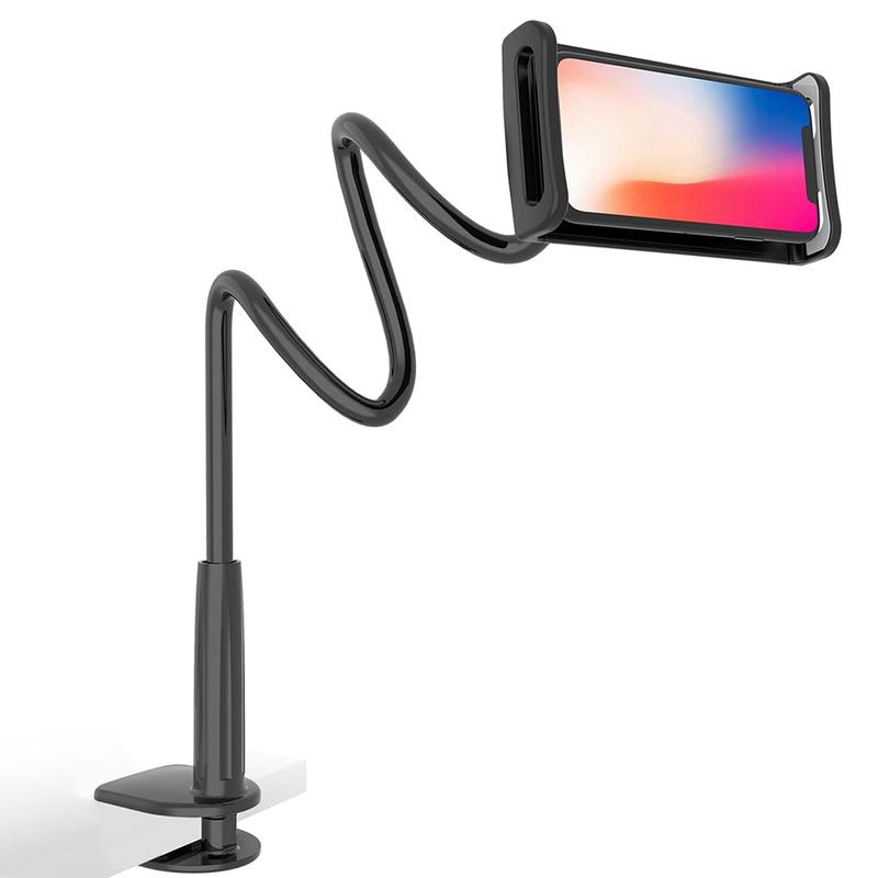 Gooseneck phone stand, ipad stand Bed and tablet stand, flexible adjustable stand, kitchen and office stand