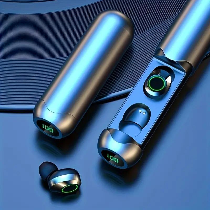 Wireless Earphone, In-ear Design Headphone with Digital Display, 1 Count High-quality Stereo Sound Earbuds for Sports Gaming