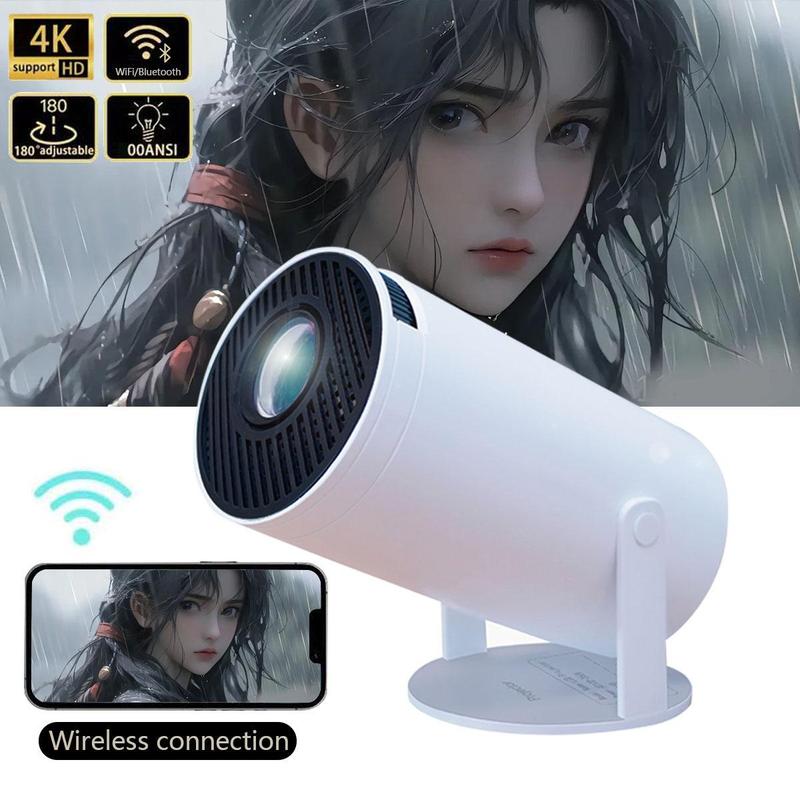 Projector,portable mobile bedroom home theater,home HD intelligent projector,Wired Audio Bluetooth