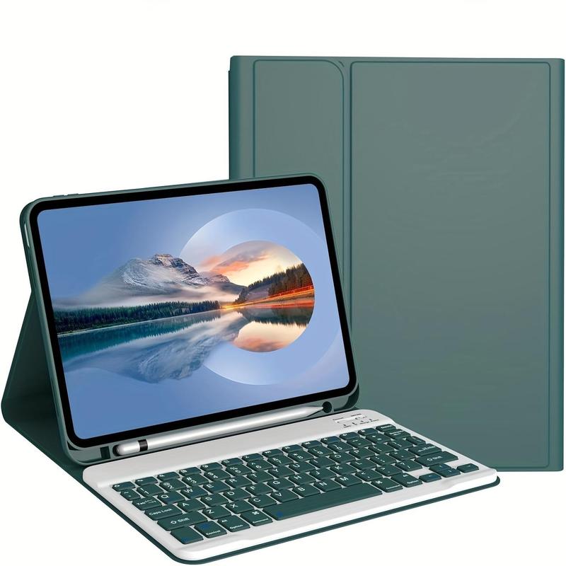 Keyboard Case Compatible with iPad 10th Generation 10.9 Inch 2022, Detachable Keyboard Case with Pencil Holder, Tablet & Computer Accessories