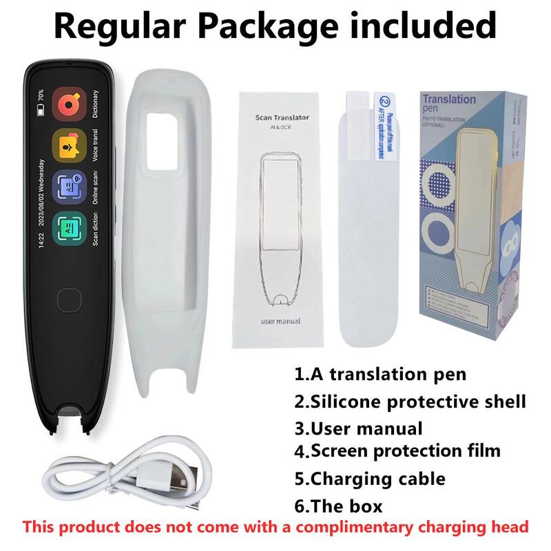 Christmas Gift, Professional Translation Pen with 134 Languages Two-way Translation, Supports 60 Languages Online Scanning & 10 Languages Offline Scanning