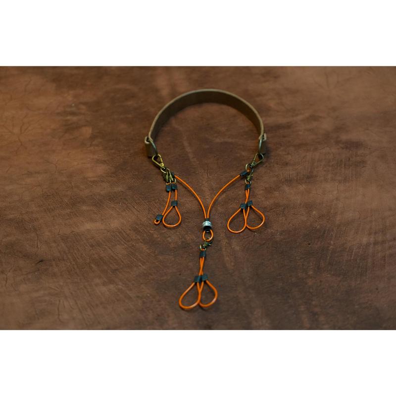 Bare Leather Call Lanyard