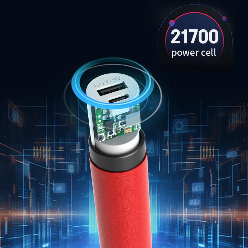 Small Mini Power Bank Fast Charging Power Bank for iPhone Android Type-c input and USB-A output Wired Charging Power Charger