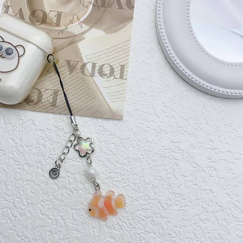 Cute Fish Design Phone Chain, Anti-lost Phone Lanyard, Phone Strap for Women & Girls, Mobile Phone Decoration Accessories