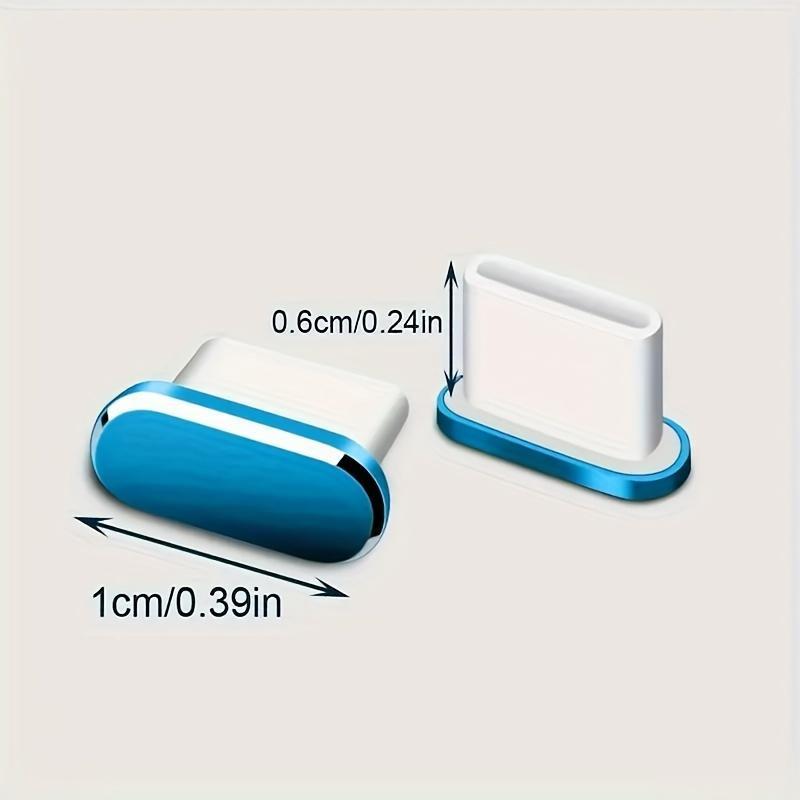 Anti-dust Type-C Dust Plug, Phone Charging Ports Stopper Cover, Mobile Phone Parts For iPhone 15 Pro Max Plus 15PM Xiaomi Samsung Huawei