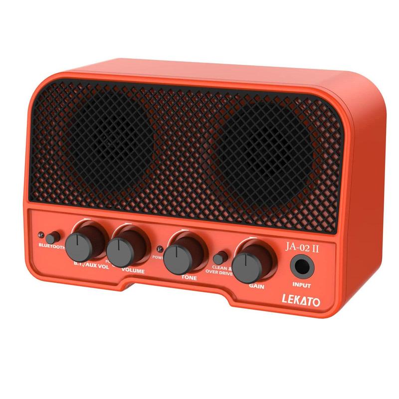 Lekato Guitar Amplifier, Clean overdrive, Mini Amp, Electric Guitar Amp Portable for Daily Practice, Stocking Fillers Gift