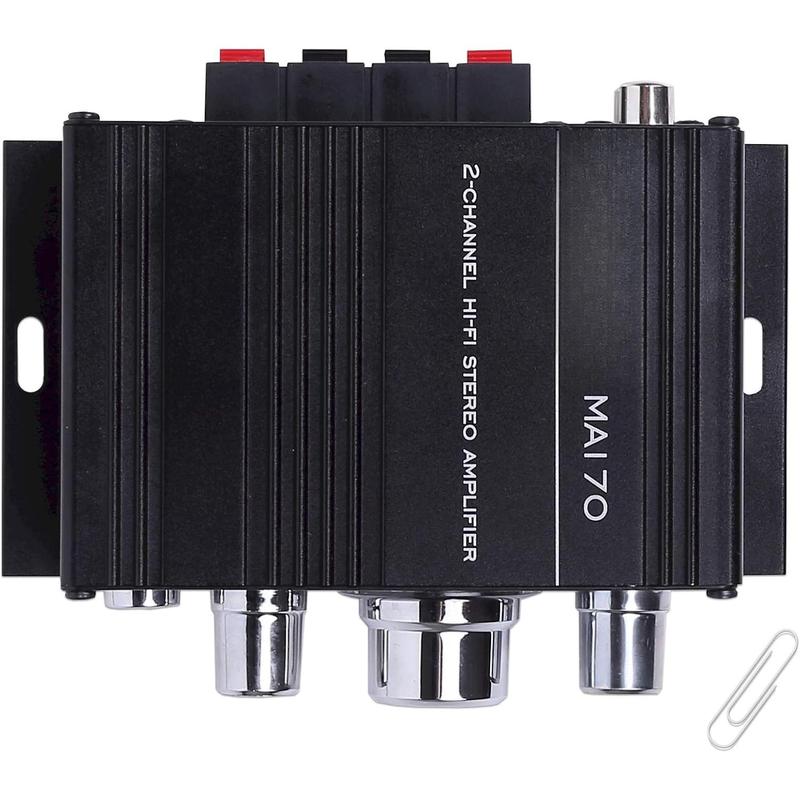 MA170 12V 2  Mini Digital Audio Power Amplifier for  or Mp3 Without Power Supply