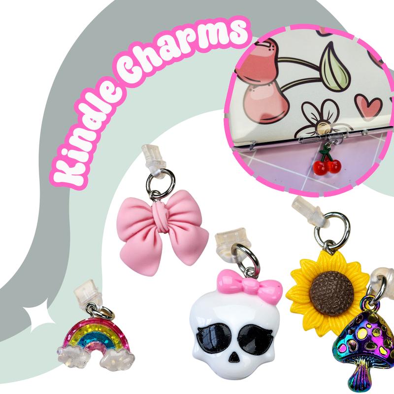 Functional and Adorable Type-C Dust Plug Charm for Kindle or Phone - Personalized, Gadget