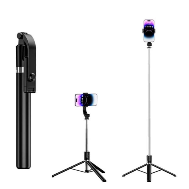 67 Inch Phone Universal Bluetooth-compatible Selfie Stick, Phone Selfie Stick with Remote Control, Portable Foldable Tripod for Live Streaming & Video Recording