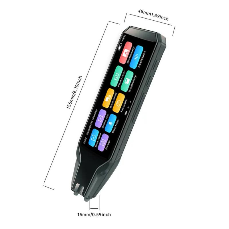 Christmas Gifts, HD Touch Screen Artificial Intelligence Dictionary, Quick Search, Note Taking While Searching for Words, Meeting Diverse Learning Needs, 134 Languages Two-way Intercom, Online Scanning Supports 60 Languages