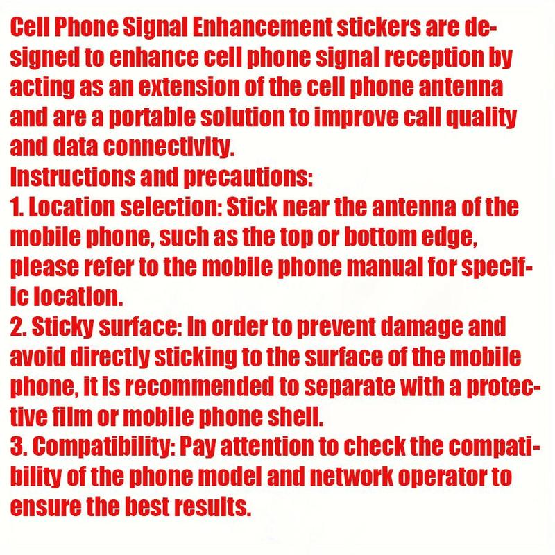 SP11 Pro Portable Mobile Phone Signal Enhancement Sticker Booster, Signal Amplifier, Universal Mobile Phone Parts for iPhone & Android Phones