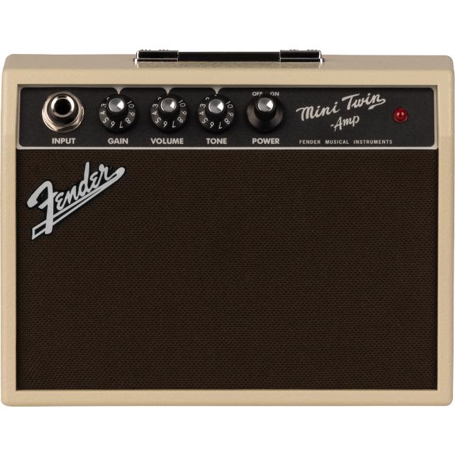 Fender Mini '65 Twin Electric Guitar Amplifier Miniature Portable Amp, Blonde