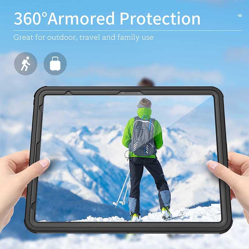 Waterproof Tablet Case, 1 Count Shockproof Tablet Protective Cover, Anti-scratch Tablet Protector for iPad Air 6th Generation 2024, iPad Pro 12.9