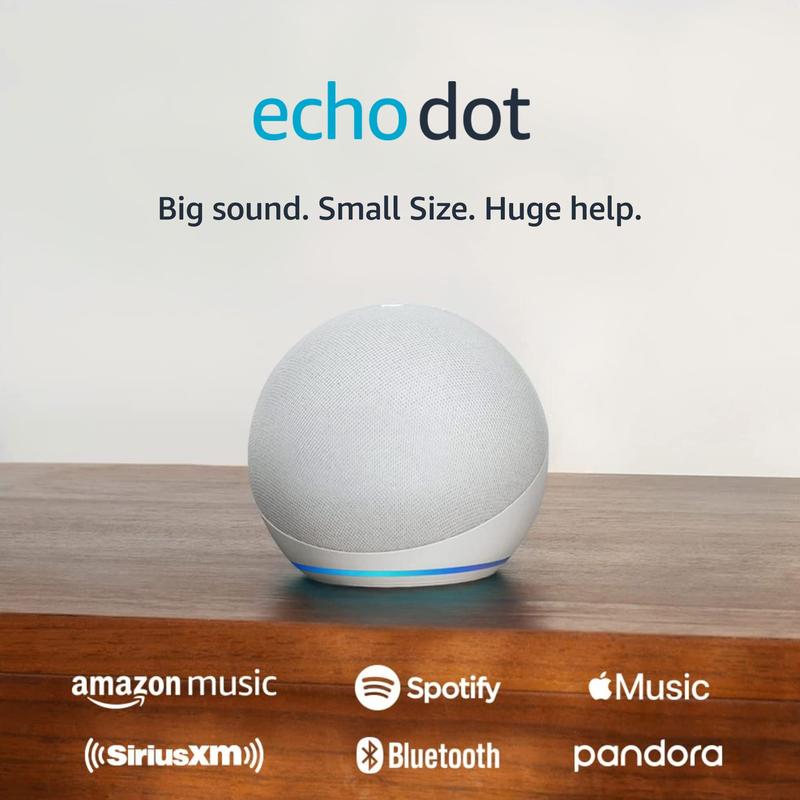 Echo Dot (newest model), Vibrant sounding Alexa speaker, Great for bedrooms, dining rooms and offices, Deep Sea Blue